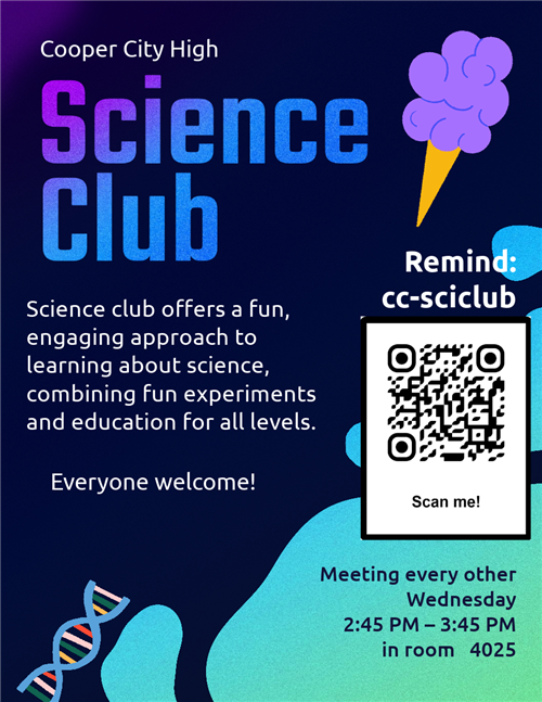 Science Club Flyer
